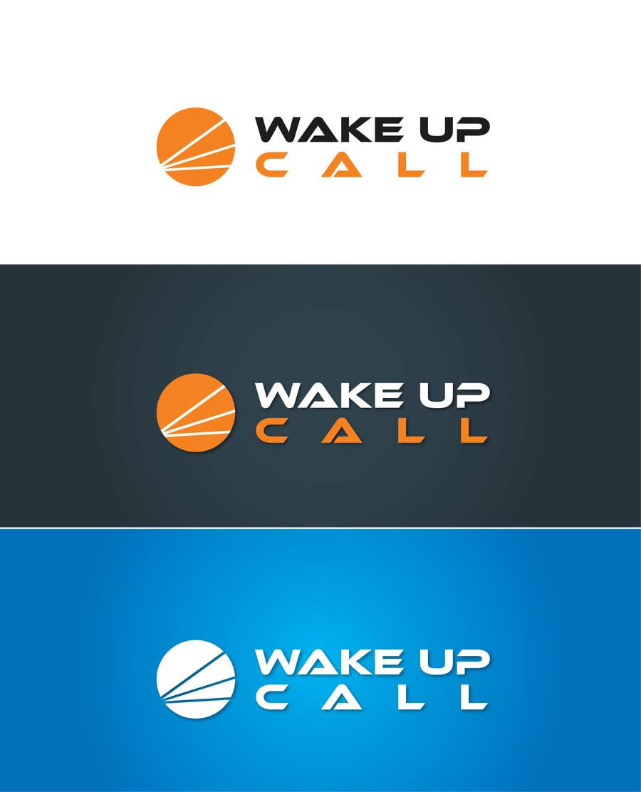 Penyertaan Peraduan #52 untuk                                                 Logo and visual identity for event "Wake up call"
                                            