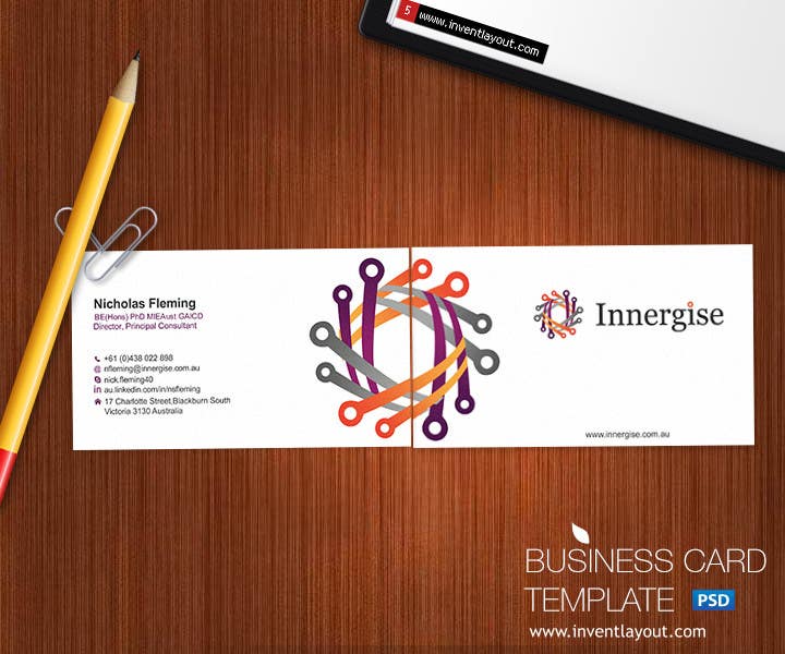 Participación en el concurso Nro.254 para                                                 Design business cards for Innergise
                                            