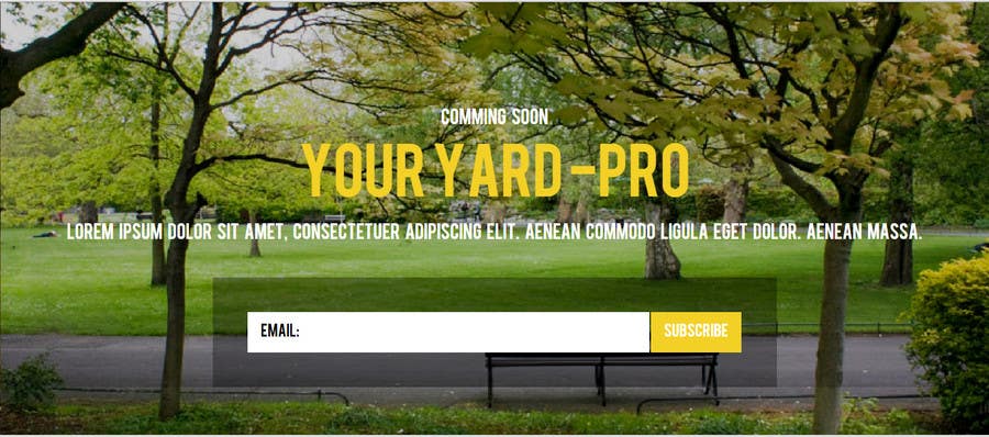 Kilpailutyö #9 kilpailussa                                                 Build a Website for Lawn Service App
                                            