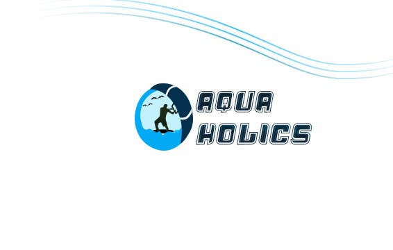Penyertaan Peraduan #66 untuk                                                 Logo for Aquaholics Kitesurfing
                                            