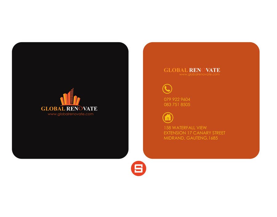Kilpailutyö #8 kilpailussa                                                 Design some Business Cards for Global Renovate
                                            