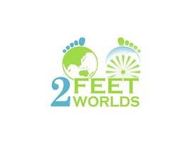 #126 untuk Design a Logo for 2 Feet 2 Worlds oleh srijanshakya
