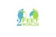 Мініатюра конкурсної заявки №140 для                                                     Design a Logo for 2 Feet 2 Worlds
                                                