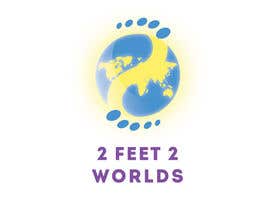 #128 untuk Design a Logo for 2 Feet 2 Worlds oleh smanakovv