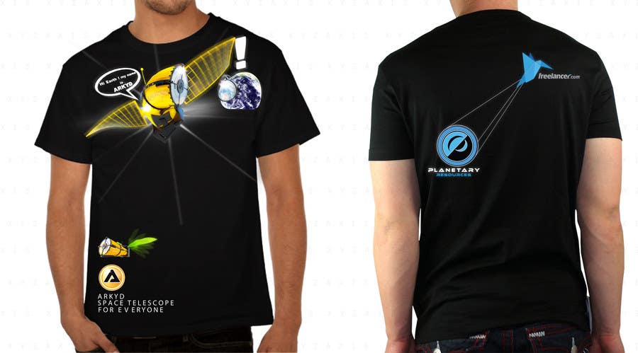 Contest Entry #2309 for                                                 Earthlings: ARKYD Space Telescope Needs Your T-Shirt Design!
                                            