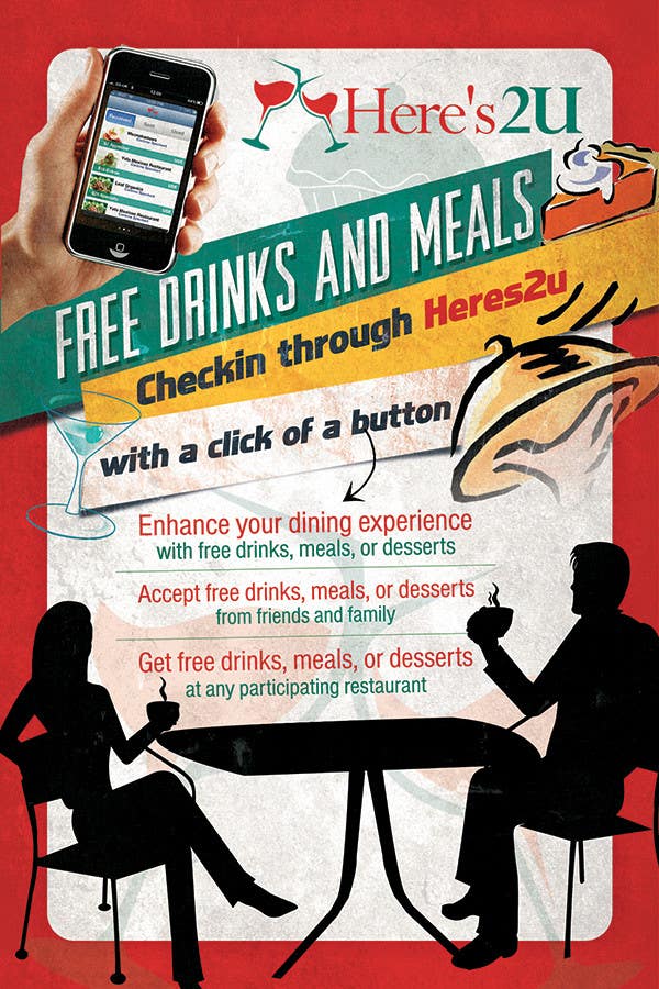 Bài tham dự cuộc thi #11 cho                                                 Design a In-store Restaurant Flyer for Mobile App.
                                            
