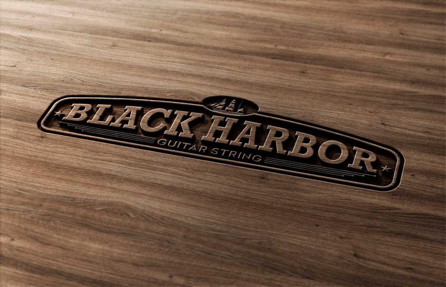 Kilpailutyö #62 kilpailussa                                                 Design a Logo for a Guitar Strings company called Black Harbor.
                                            