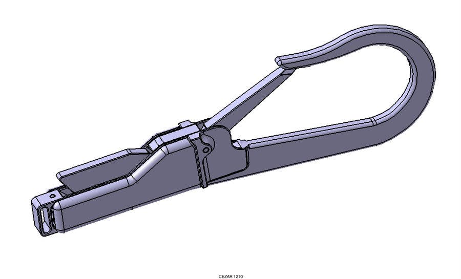 Bài tham dự cuộc thi #22 cho                                                 NASA Challenge: Develop 3D Models for Robonaut Simulation-EVA Grapple Hook
                                            