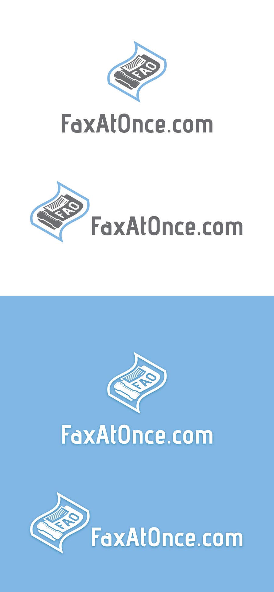 Penyertaan Peraduan #88 untuk                                                 Design a Logo for FaxAtOnce.com
                                            