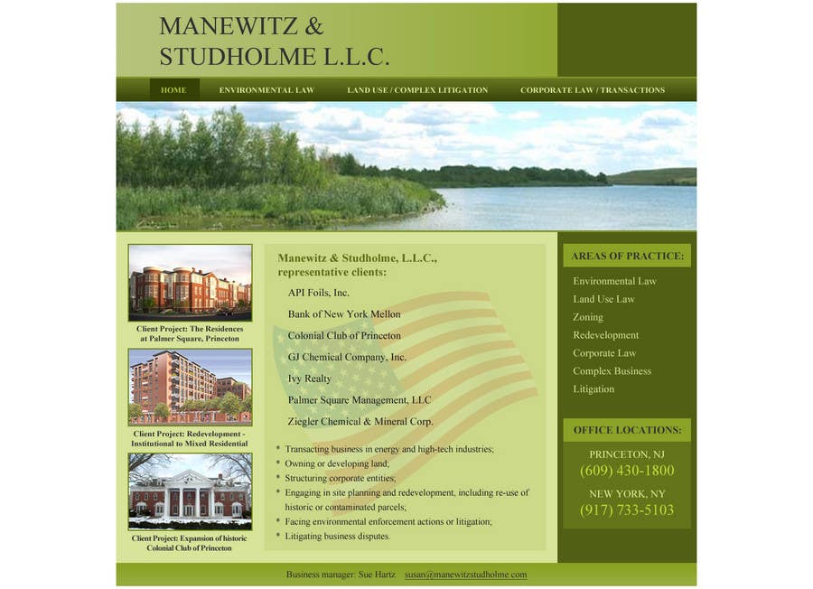 Συμμετοχή Διαγωνισμού #164 για                                                 Website Design for Manewitz & Studholme LLC
                                            
