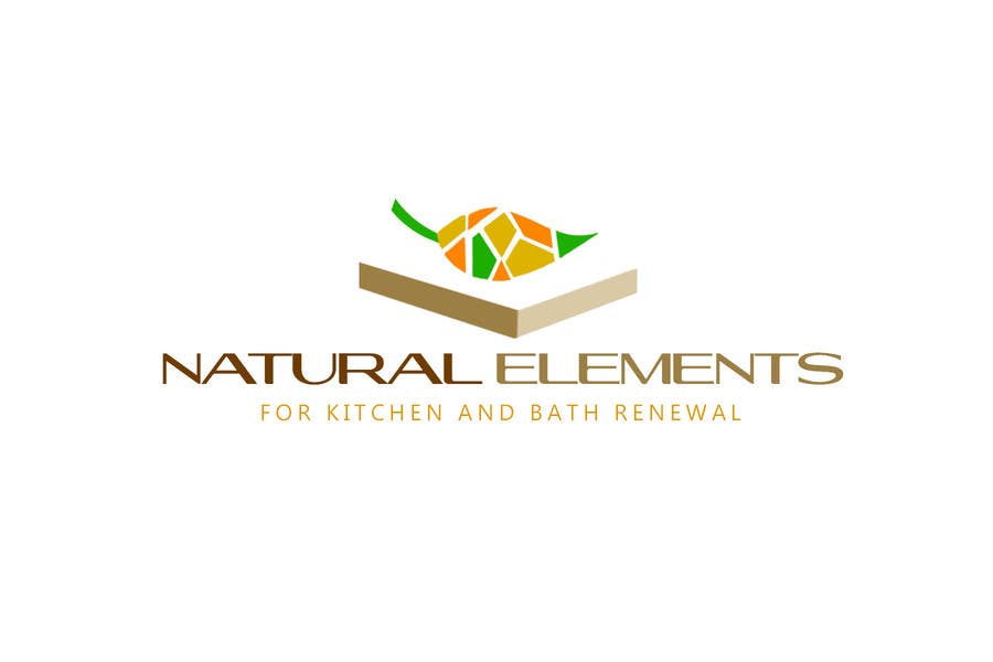 Penyertaan Peraduan #49 untuk                                                 Design a Logo for Natural Elements for Kitchen and Bath Renewal
                                            