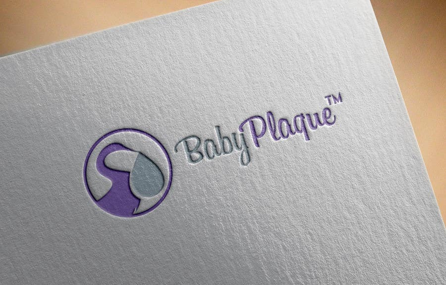 Penyertaan Peraduan #17 untuk                                                 BabyPlaque™ Logo Design
                                            
