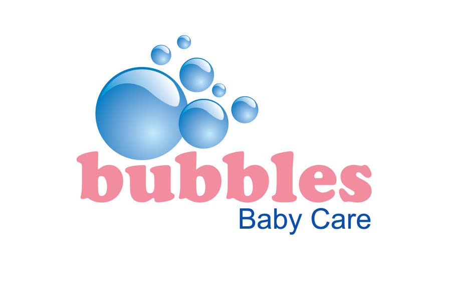 Penyertaan Peraduan #404 untuk                                                 Logo Design for brand name 'Bubbles Baby Care'
                                            