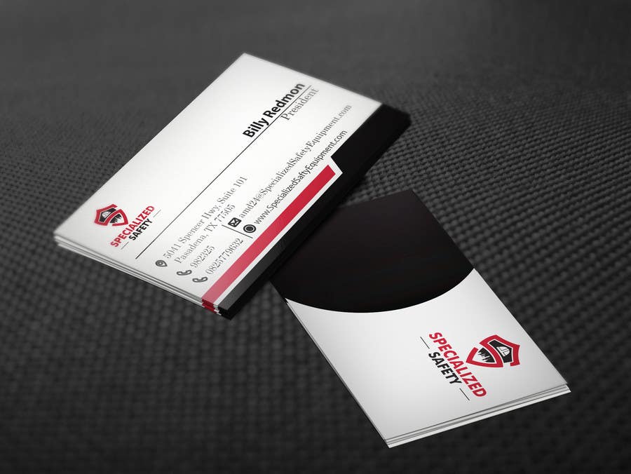 Penyertaan Peraduan #121 untuk                                                 Design A Business Card for Specialized Safety
                                            