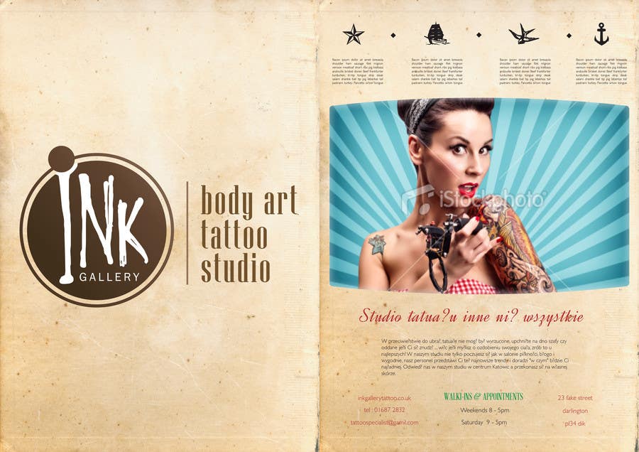 Inscrição nº 1 do Concurso para                                                 Design a Flyer for Ink Gallery
                                            