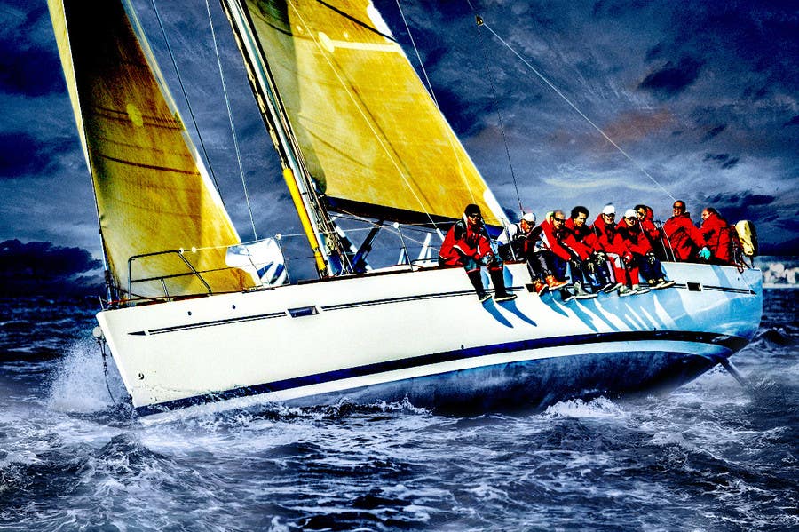 Penyertaan Peraduan #61 untuk                                                 Retouch a sailing image to add more drama
                                            