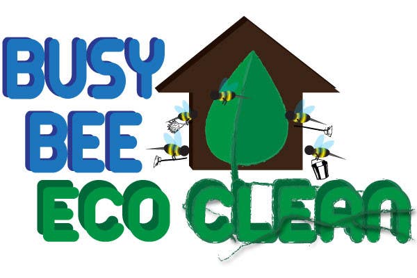Natečajni vnos #252 za                                                 Logo Design for BusyBee Eco Clean. An environmentally friendly cleaning company
                                            