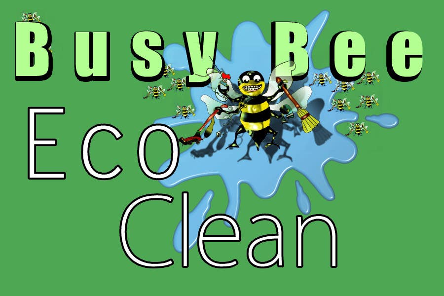 Entri Kontes #335 untuk                                                Logo Design for BusyBee Eco Clean. An environmentally friendly cleaning company
                                            