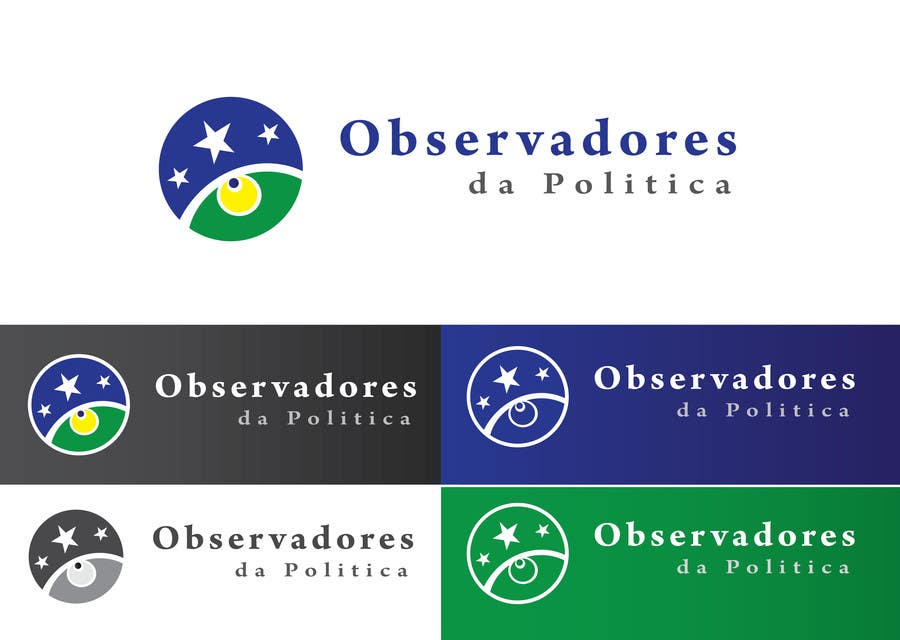 Kilpailutyö #210 kilpailussa                                                 Projetar um Logo for Observadores da Política
                                            