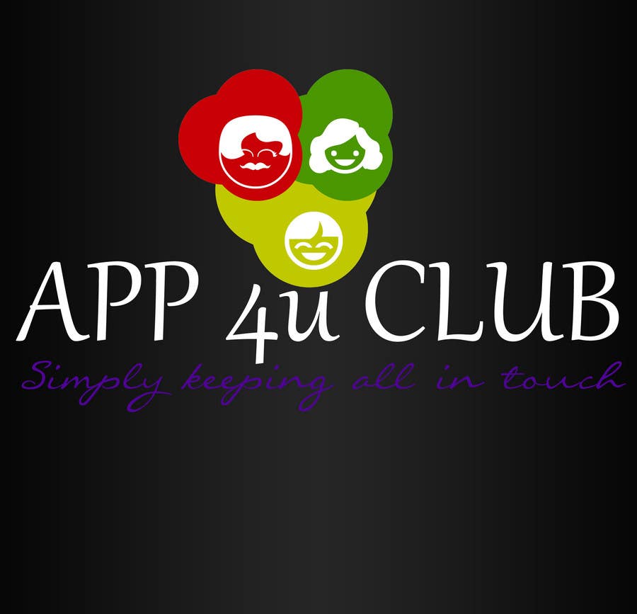 Natečajni vnos #300 za                                                 Logo Design for App 4 u Club
                                            