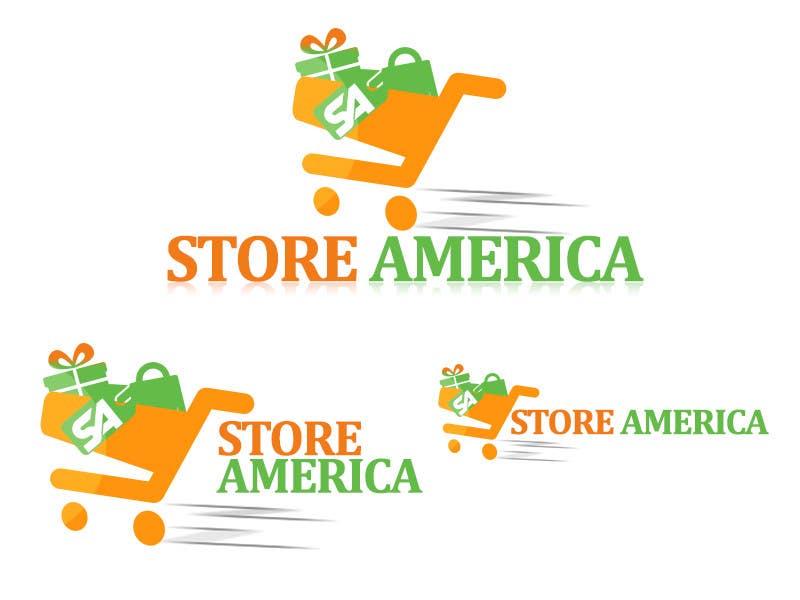 Penyertaan Peraduan #68 untuk                                                 Design a Logo for store america
                                            