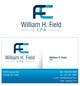 Kandidatura #146 miniaturë për                                                     Business Card Logo Design for FIELD CPA
                                                