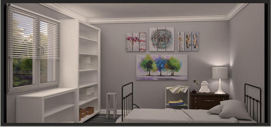 Participación en el concurso Nro.27 para                                                 Ideas for bedroom wall art
                                            
