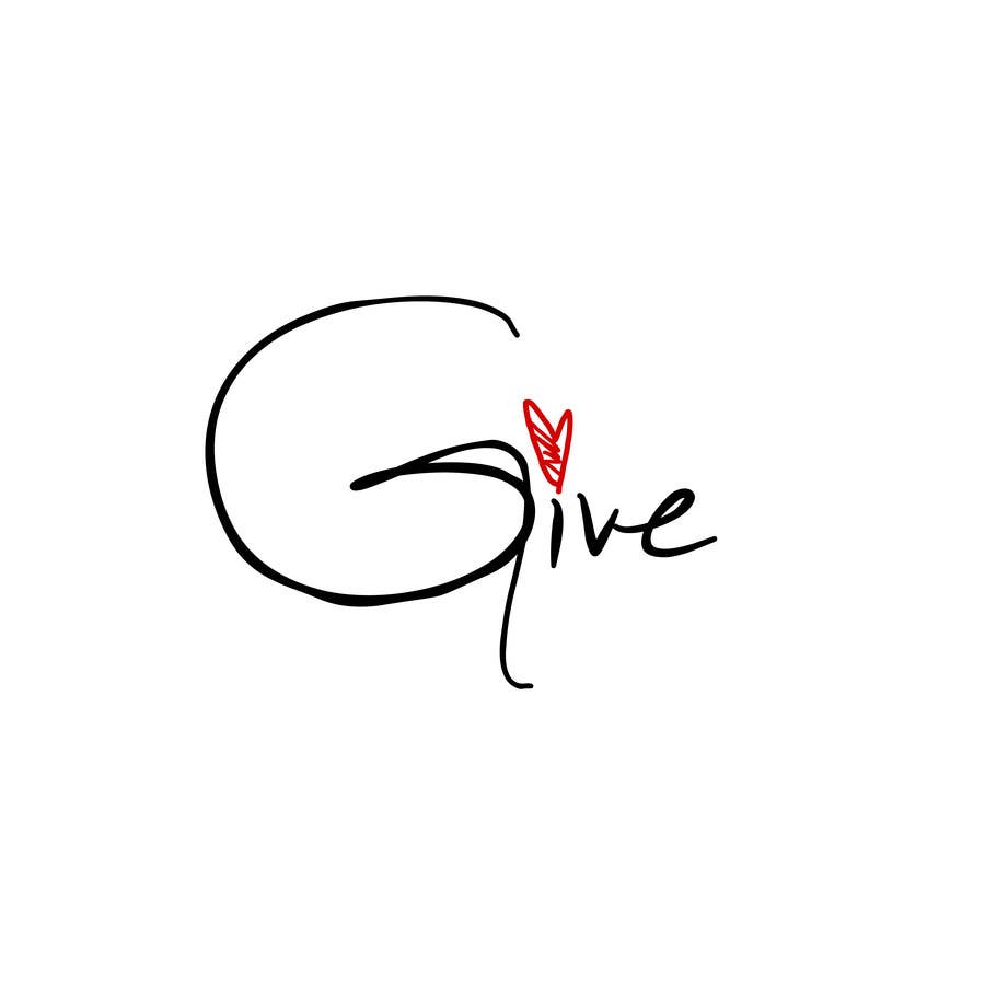 Tävlingsbidrag #20 för                                                 Design a Logo for a charity website called " give "
                                            