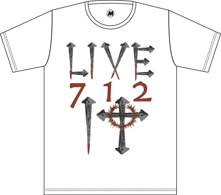 #93. pályamű a(z)                                                  Live it 712 T-shirt design
                                             versenyre