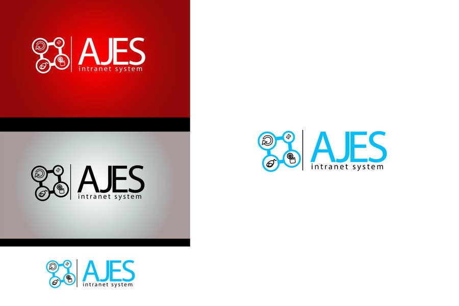 Tävlingsbidrag #25 för                                                 Design a Logo for AJES Intranet System
                                            
