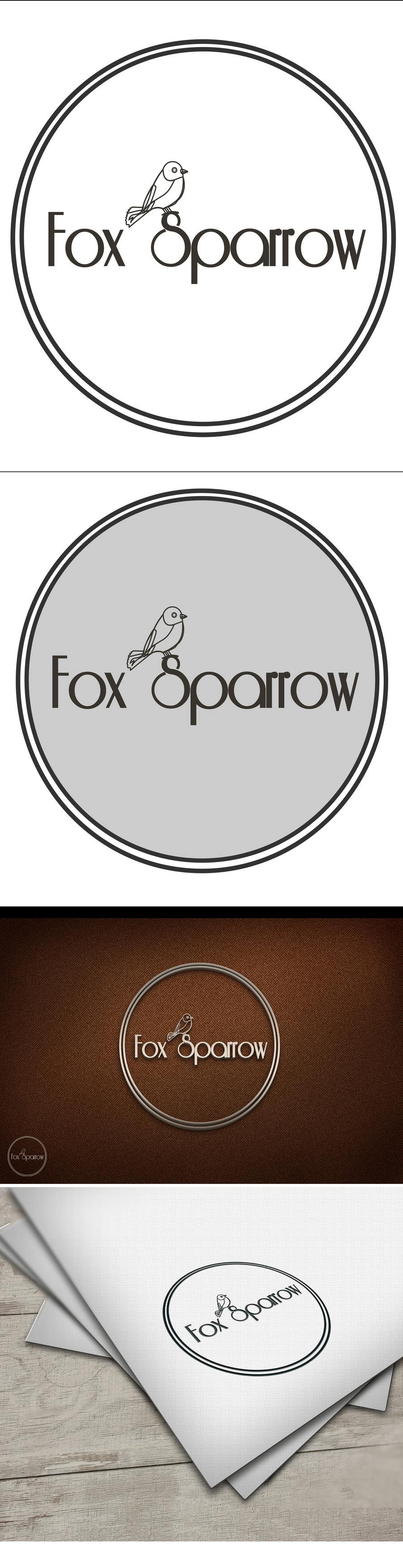 Bài tham dự cuộc thi #66 cho                                                 Design a Logo for Fox Sparrow
                                            