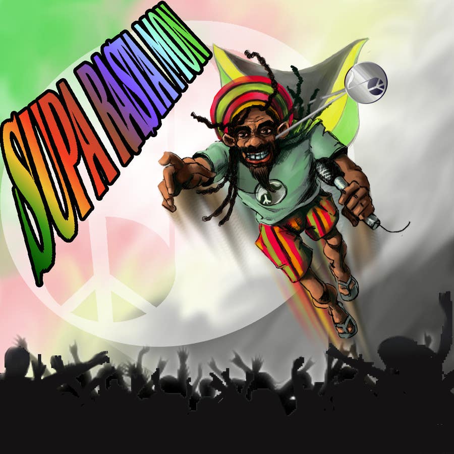 Konkurrenceindlæg #21 for                                                 Reggae Peace Superhero Pic
                                            
