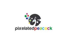 alexandracol tarafından Design a logo/logotype for pixelated peacock için no 35