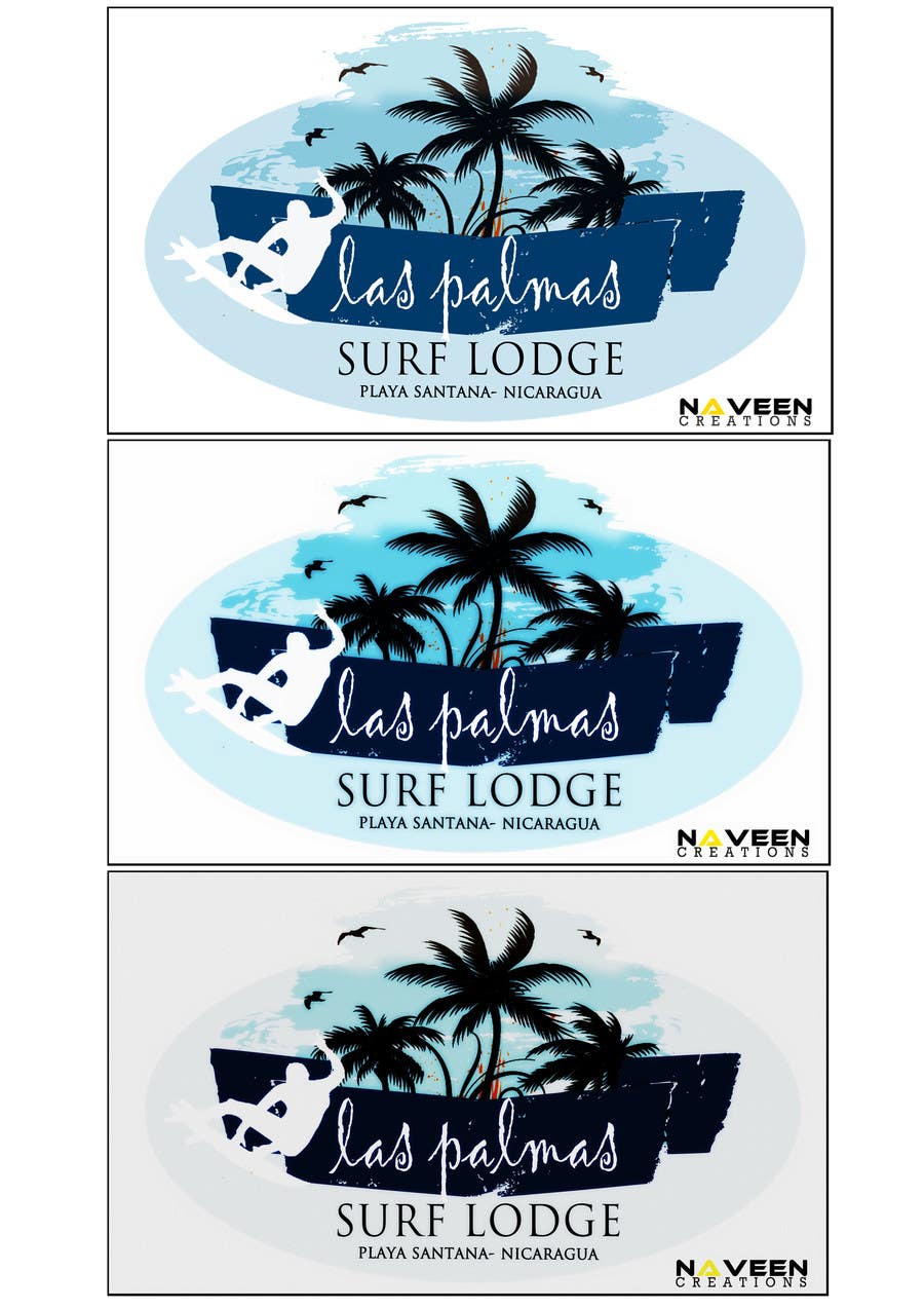 Kilpailutyö #22 kilpailussa                                                 Alter some Images for our surf lodge logo
                                            