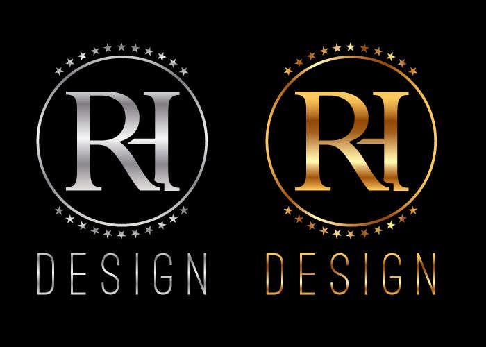 Proposition n°25 du concours                                                 Design eines Logos for RH DESIGN
                                            