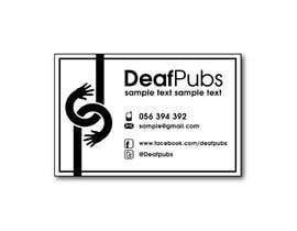 #7 cho Design some stationary for Deaf Pubs bởi AnaKostovic27