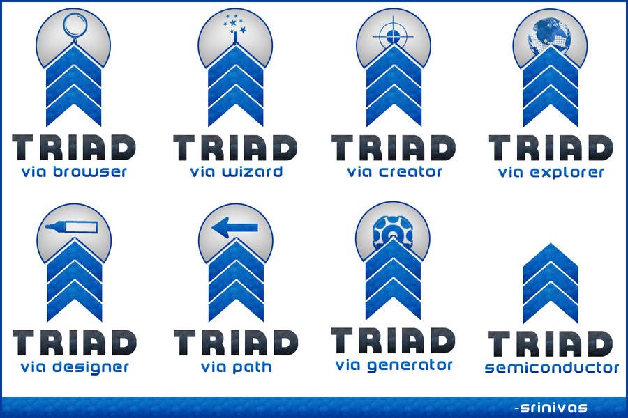 Intrarea #504 pentru concursul „                                                Logo Design for Triad Semiconductor
                                            ”