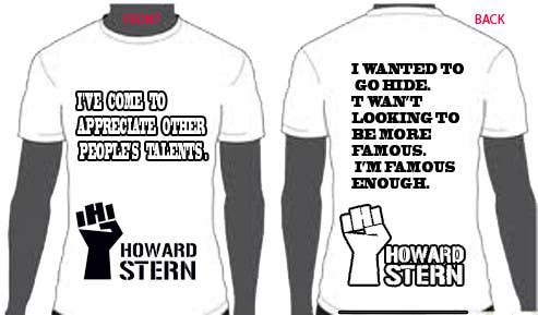Penyertaan Peraduan #44 untuk                                                 Design a T-Shirt for The Howard Stern Show
                                            