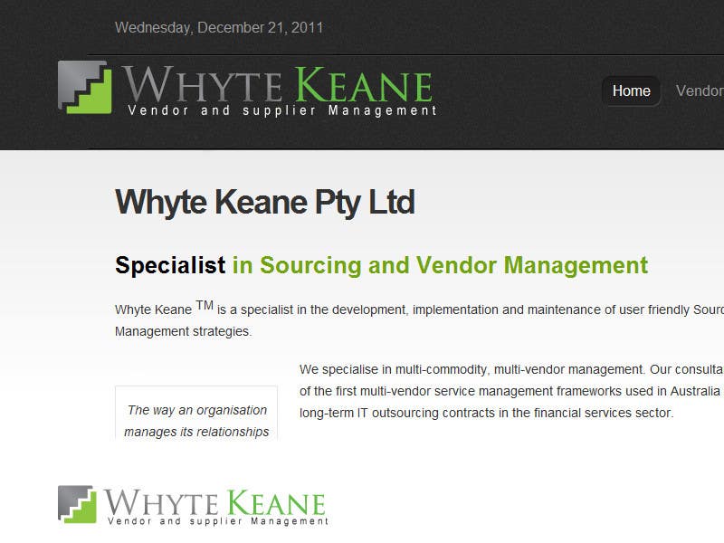 Wettbewerbs Eintrag #542 für                                                 Logo Design for Whyte Keane Pty Ltd
                                            