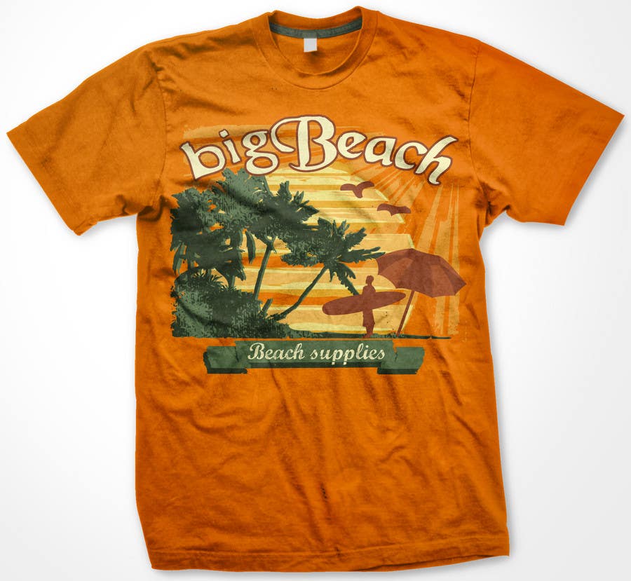 Participación en el concurso Nro.88 para                                                 Tshirt design for Big Beach
                                            