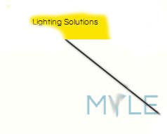 Penyertaan Peraduan #5 untuk                                                 Design a Logo for myle lighting
                                            