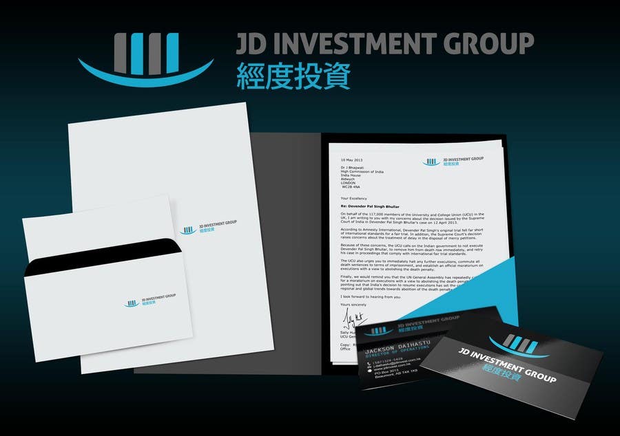 Proposition n°138 du concours                                                 Design a Logo for JD Investment Group
                                            