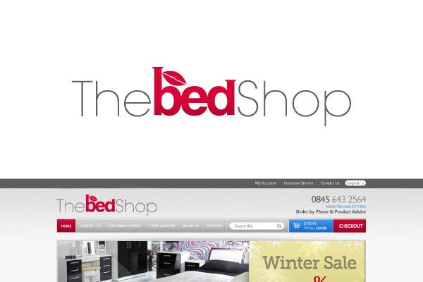Wettbewerbs Eintrag #168 für                                                 Logo Design for The Bed Shop
                                            