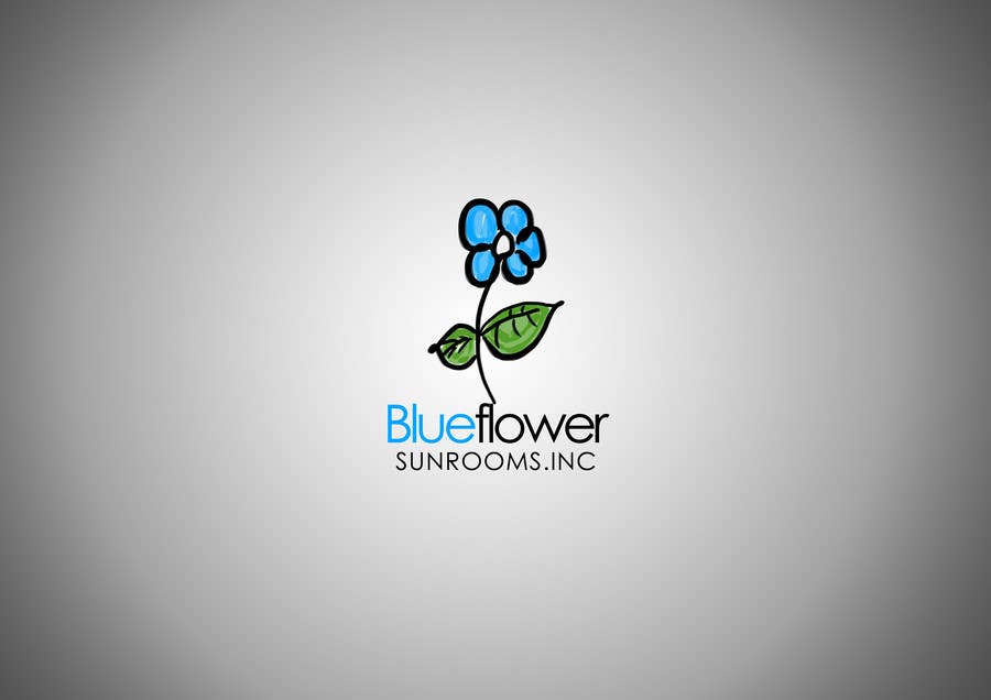 Entri Kontes #520 untuk                                                Logo Design for Blueflower TM Sunrooms Inc.  Windscreen/Sunrooms screen reduces 80% wind on deck
                                            