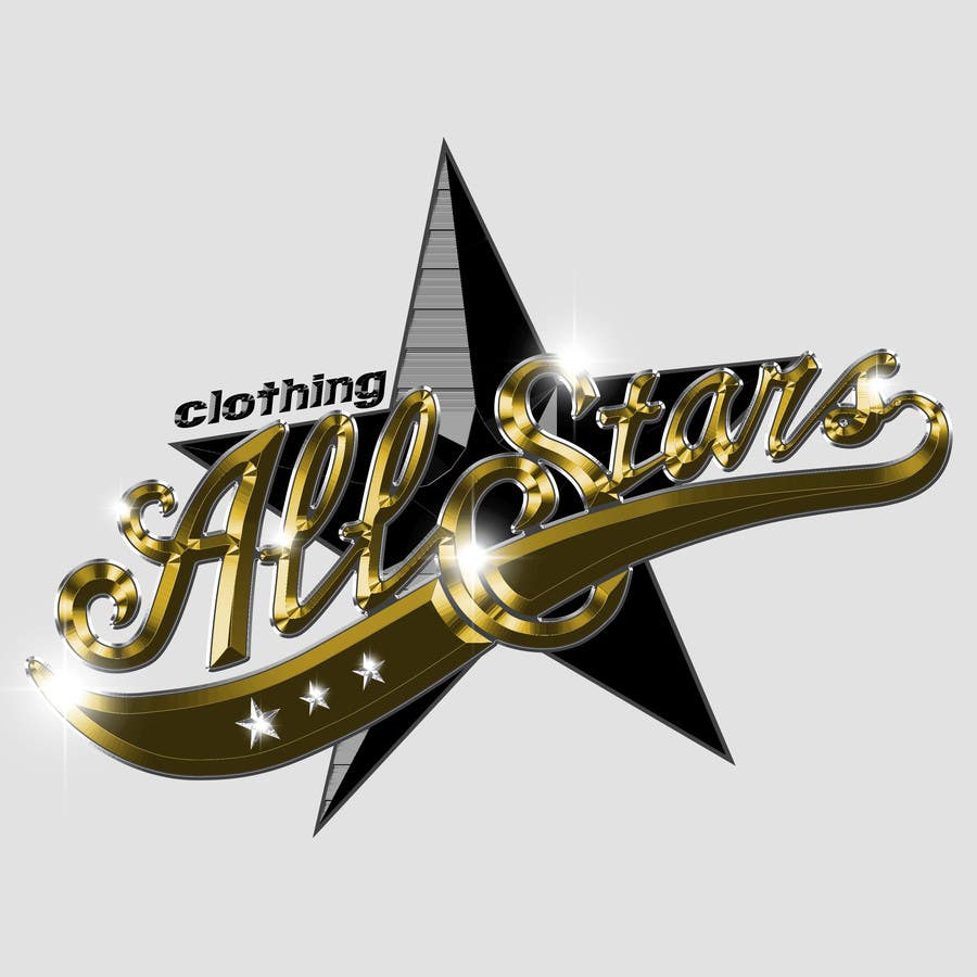 Proposition n°25 du concours                                                 Remake this logo in high quality but make it say "Clothing All Stars" Not "All Star"
                                            