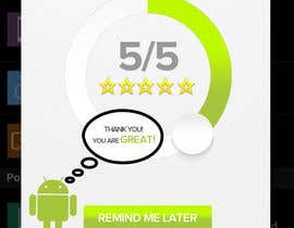 #13 for Rating Motivation Screen for Android App af aliraza91