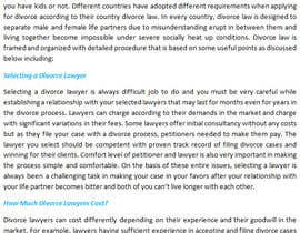nº 9 pour Divorce Lawyer Content Challenge! par BDSEO 