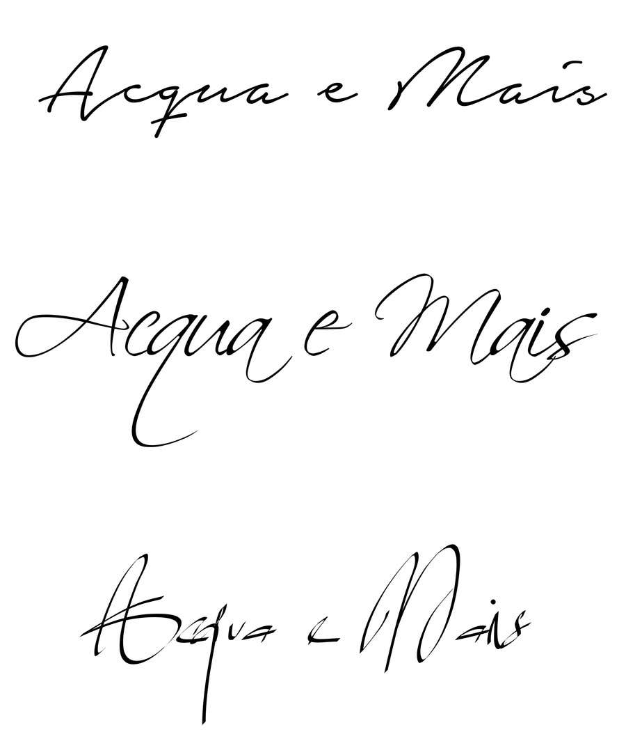 Příspěvek č. 4 do soutěže                                                 Acqua e Mais -> is the name of the company. please follow the style on the image attached
                                            