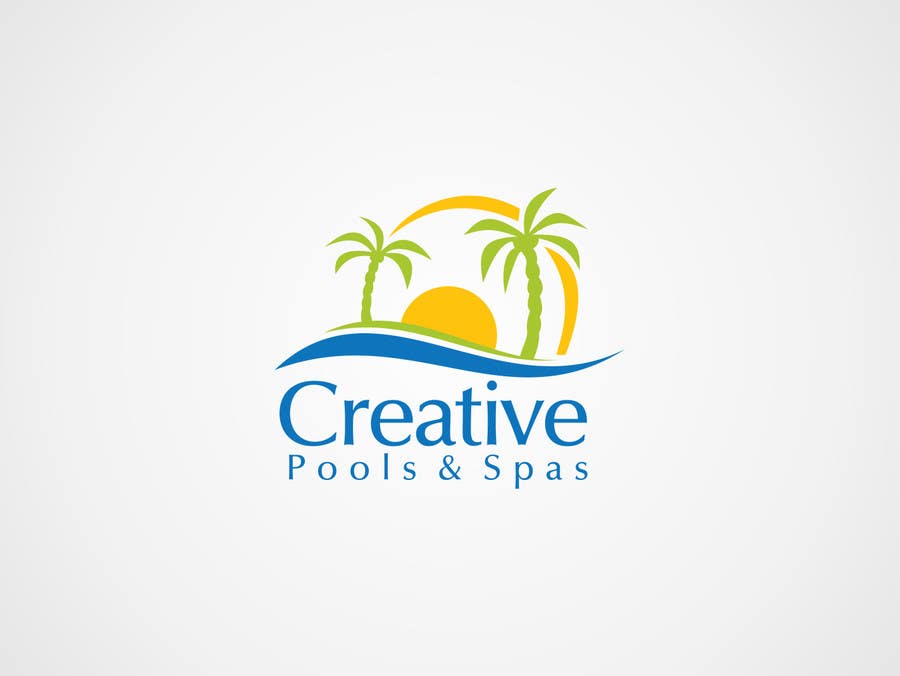 Penyertaan Peraduan #182 untuk                                                 Design a Modern Logo for Creative Pools and Spas
                                            