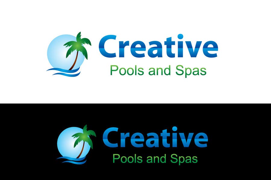 Proposition n°168 du concours                                                 Design a Modern Logo for Creative Pools and Spas
                                            